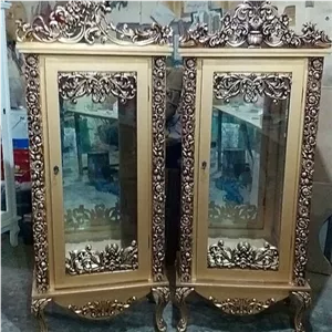 مینی بوفه سلطنتی مبلمان نارنجی مدل 528209