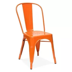 صندلی فلزی تولیکس رنگ نارنجی ، ارسال به سراسر کشور بصورت مبلمان نارنجی مدل 510389