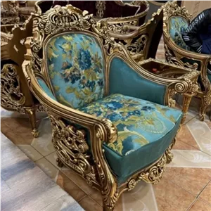 مبل سلطنتی مدل خرچنگی نشیمن 9نفره تمام راش 7نفره و... مبلمان نارنجی مدل 515261