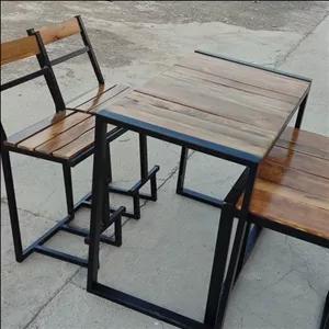 صندلی و میز کافه ای مدل f30 مبلمان نارنجی مدل 521625