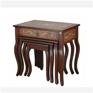 میز جلومبلی و عسلی مدل کلاسیک کد121 مبلمان نارنجی مدل 527772