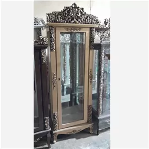 بوفه منبتی طلایی مبلمان نارنجی مدل 523978