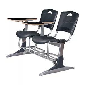 صندلی دانشجویی شیدکو دونفره فایبرگلاس مبلمان نارنجی مدل 509453