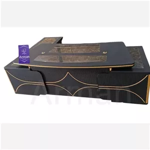 میز مدیریت کد 907 مبلمان نارنجی مدل 511450
