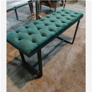 پاف صندلی نیمکت مدل مکنزی مبلمان نارنجی مدل 513287