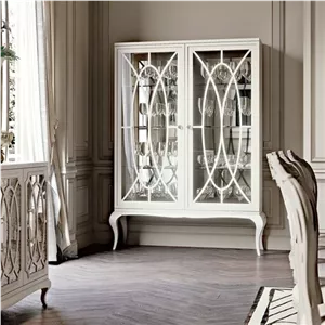 بوفه کلاسیک شیک و زیبا مبلمان نارنجی مدل 527976