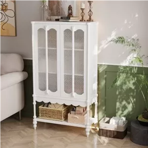 بوفه شیک مدرن سفید. مبلمان نارنجی مدل 524240