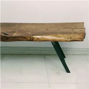 میز تلویزیون چوبی روستیک مبلمان نارنجی مدل 528498