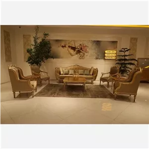 مبل فرانسوی کاجی مبلمان نارنجی مدل 513302