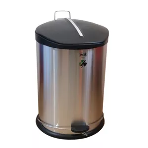 سطل زباله پدالی آکا الکتریک مدل سبلان کد YP-SABALAN-20L مبلمان نارنجی مدل 524555