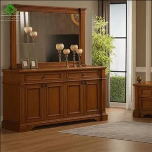 آینه و کنسول MDF مدل کارول مبلمان نارنجی مدل 526336