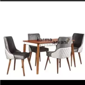 میز ناهارخوری چوبی شیک 10 نفره پیکاسو 2 طوسی سفید ارسال بصورت باربری و مبلمان نارنجی مدل 521971