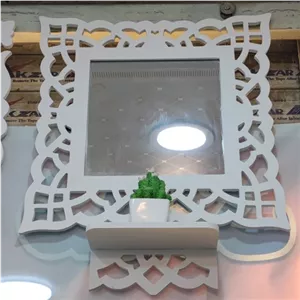 آینه شلف سایز کوچک ایکیا ضدآب حمام توالت مبلمان نارنجی مدل 528196