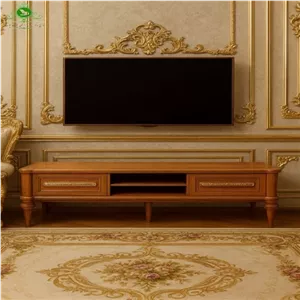 میز تلویزیون MDF وکیوم مدل انزو پلاس مبلمان نارنجی مدل 529283