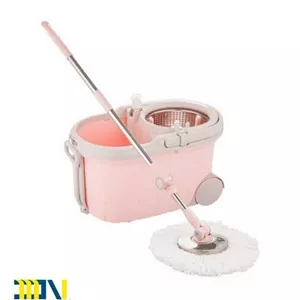 سطل و تی چرخشی لیمون سطل و تی چرخشی بدون پدال لیمون مبلمان نارنجی مدل 524116