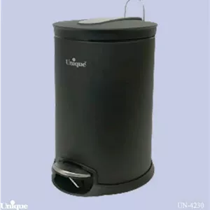 سطل زباله 16لیتر مشکی یونیک کد UN-4230 مبلمان نارنجی مدل 525352