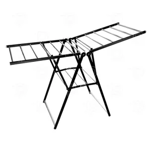 بند رخت مشکی/استیل ریور کد 8439 مبلمان نارنجی مدل 523570