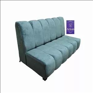 مبل سه نفره اداری مبلمان نارنجی مدل 514190