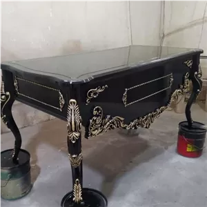 میز اداری مدیریت سلطنتی مبلمان نارنجی مدل 511026