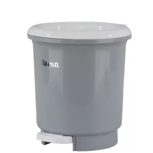 سطل گرد پدالی کوچک باران مبلمان نارنجی مدل 524803