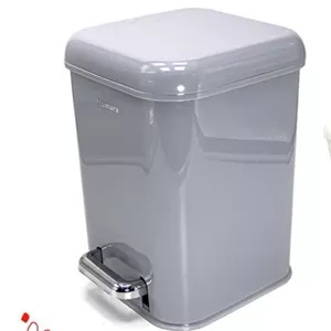 سطل پدالی 4 گوش 6 لیتری همارا مبلمان نارنجی مدل 525193