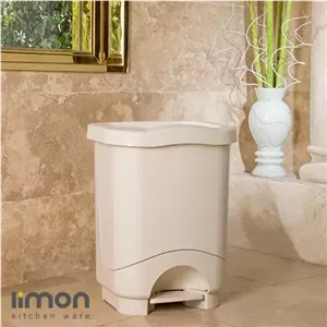 سطل پدالی کوچک 7 لیتری لیمون مبلمان نارنجی مدل 524629