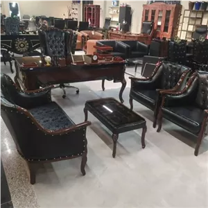 مبلمان اداری کلاسیک کد02 مبلمان نارنجی مدل 511965