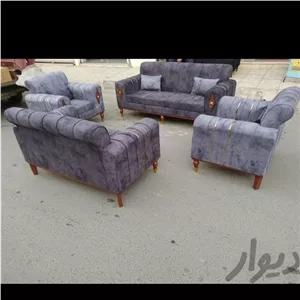 مبل راحتی آیسان مدل نیو اسکارلترنگبندی مشتری دلخواه مشکی قرمر مبلمان نارنجی مدل 514204