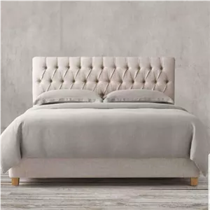 تخت خواب دونفره پارچه ای نگین سایز 160 در200 مبلمان نارنجی مدل 518035