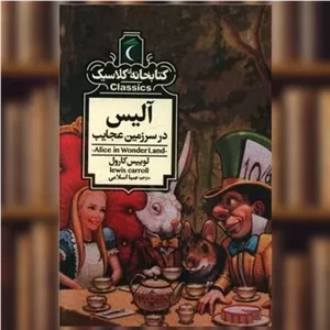 کتابخانه کلاسیک اثر لوییس کارول مبلمان نارنجی مدل 520768