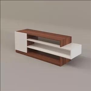 میز تلویزیون میز TV مدل پرستیژ تمام MDF کیفیت درجه یک مبلمان نارنجی مدل 524172