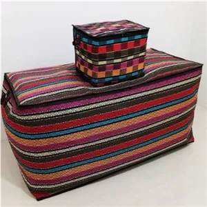 کاور رختخواب سایز 11 جاجیم در ابعاد ویژه مبلمان نارنجی مدل 525684 