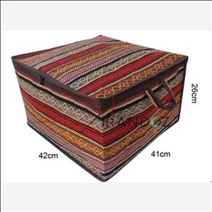 بقچه لباس جاجیم سایز 3 مبلمان نارنجی مدل 526769