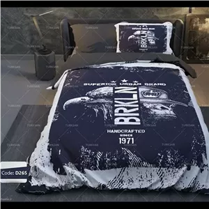 سرویس روتختی تک نفره طرح عقاب برند ترکسان مبلمان نارنجی مدل 518256