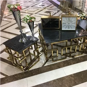 جلو مبلی و عسلی رویال طلایی فورتیک مبلمان نارنجی مدل 523302