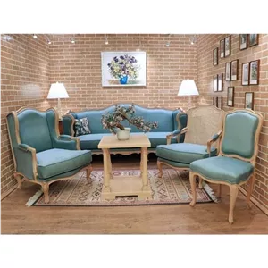 سرویس مبل هفت نفره باجلومبلی عسلی فرانسوی کویین ارسال با باربری مبلمان نارنجی مدل 515274