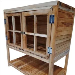 میز کافه بار چوبی مبلمان نارنجی مدل 521898