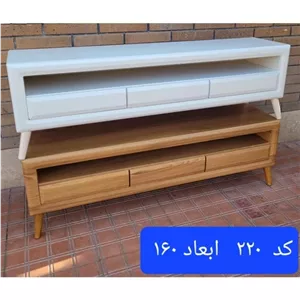 میز تلویزیون شبستان مدل 220 طول 160 مبلمان نارنجی مدل 524521