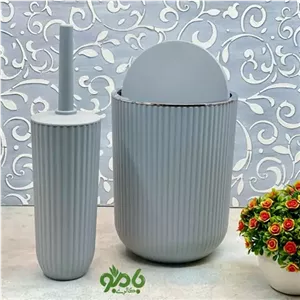 سطل بادبزنی و فرچه همارا مبلمان نارنجی مدل 524587