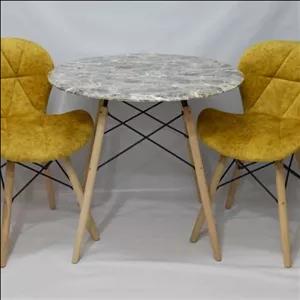 میز کافه دونفره مبلمان نارنجی مدل 522364