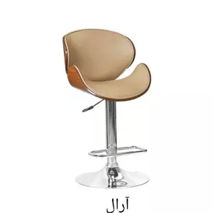 صندلی اپن روستیک چوبی مبلمان نارنجی مدل 509284