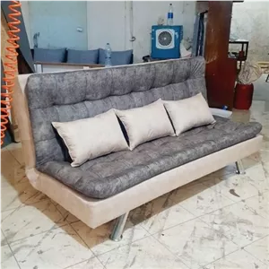 مبل تختخوابشو کاناپه تختشو باران تخت خواب شو مبلمان نارنجی مدل 514179