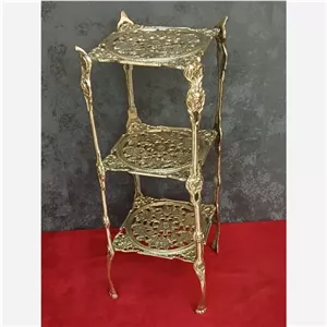 میز 3پایه برنزی مبلمان نارنجی مدل 525895