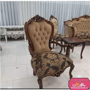 مبل 9 نفره مدل استیل آراد کد 158 مبلمان نارنجی مدل 515639