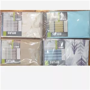 میله و پرده حمام اطلس مبلمان نارنجی مدل 529357