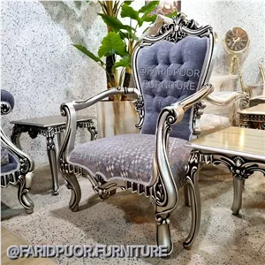 مبل بهار -چوب راش مبلمان نارنجی مدل 515583