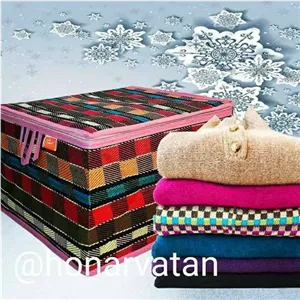 بُقچه سنّتی زیپ دار سایز یک مبلمان نارنجی مدل 526983