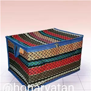 بُقچه سنّتی زیپ دار سایز نیم مبلمان نارنجی مدل 525538