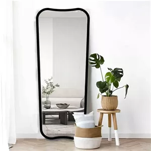 آینه قدی چوبی الف طرح پریا 40-W-140 مبلمان نارنجی مدل 526796