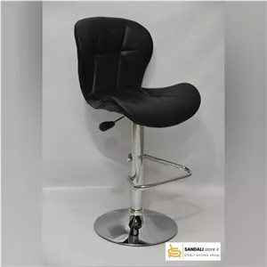 صندلی اپن جکدار/40 رنگ متفاوت/کانتر/جزیره/برند / چرم و پارچه/ارسال فوری مبلمان نارنجی مدل 512100